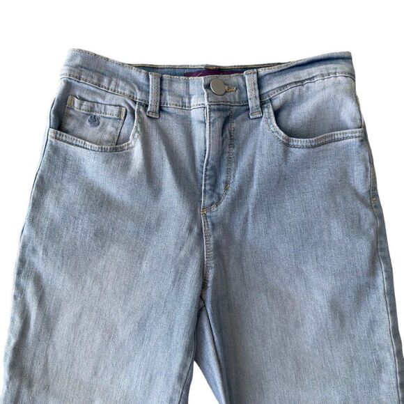 Gloria Vanderbilt Amanda Capris Denim Light Wash DGVB4957 Women's 4 - Picture 6 of 11